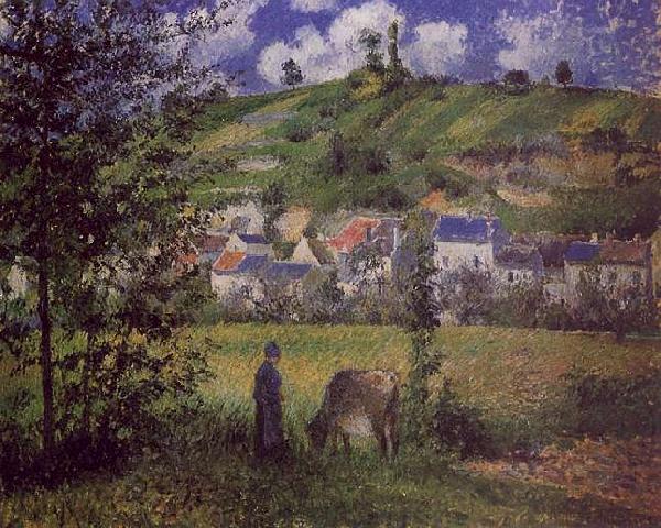 Camille Pissaro Landscape at Chaponval Germany oil painting art